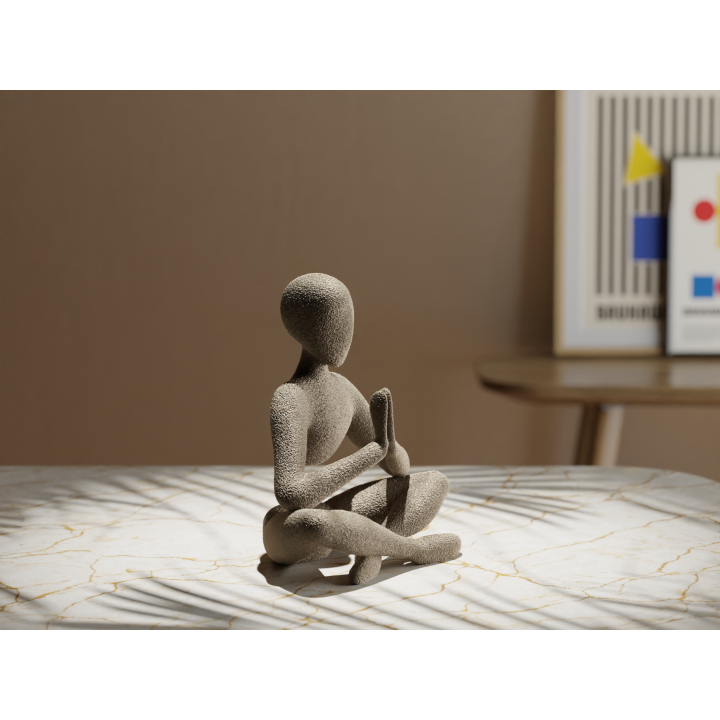 NOBody – Bezinning / Gebed | Minimalistisch 3D-geprint beeldje