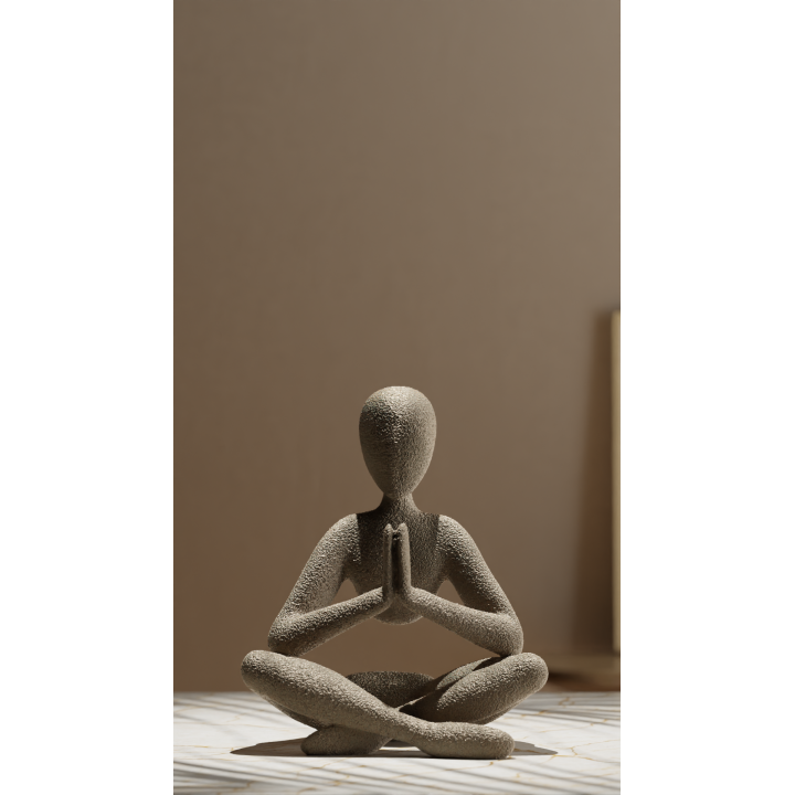 NOBody – Bezinning / Gebed | Minimalistisch 3D-geprint beeldje