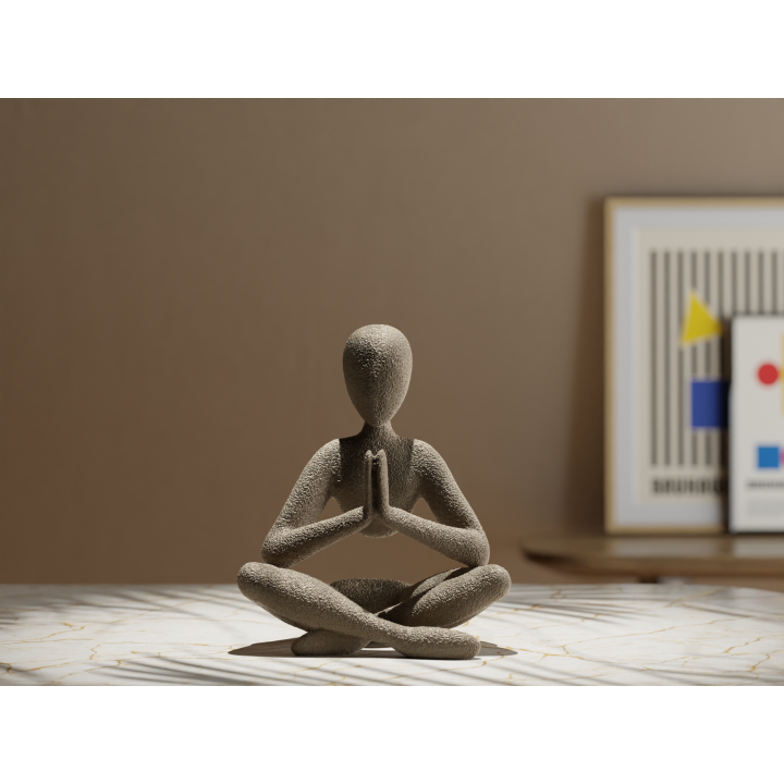 NOBody – Bezinning / Gebed | Minimalistisch 3D-geprint beeldje