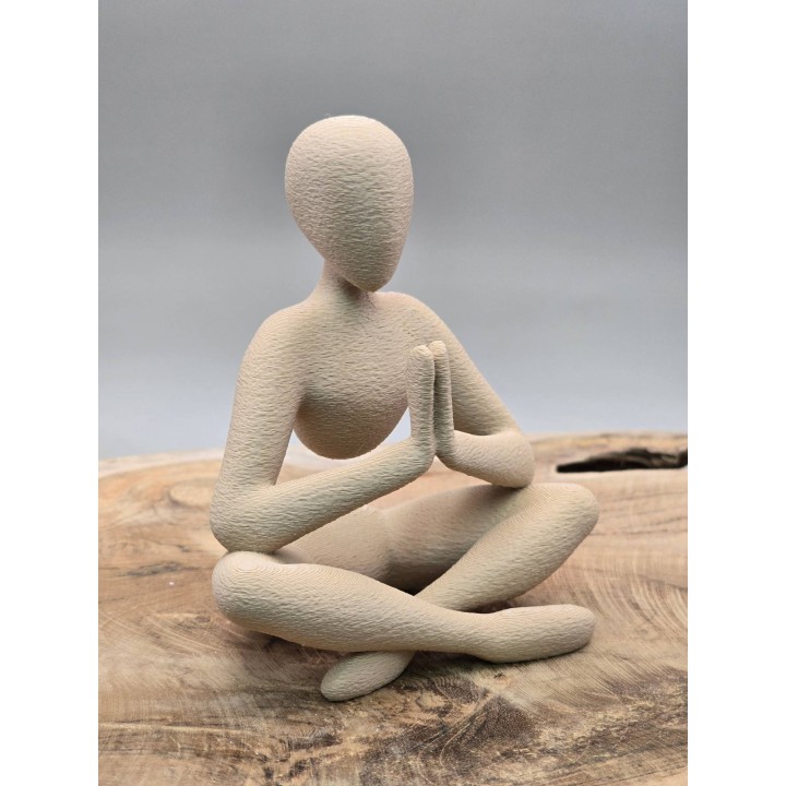 NOBody – Bezinning / Gebed | Minimalistisch 3D-geprint beeldje