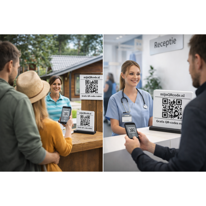 QR-codebord op Maat | 3D-Geprint met Eigen Tekst & URL